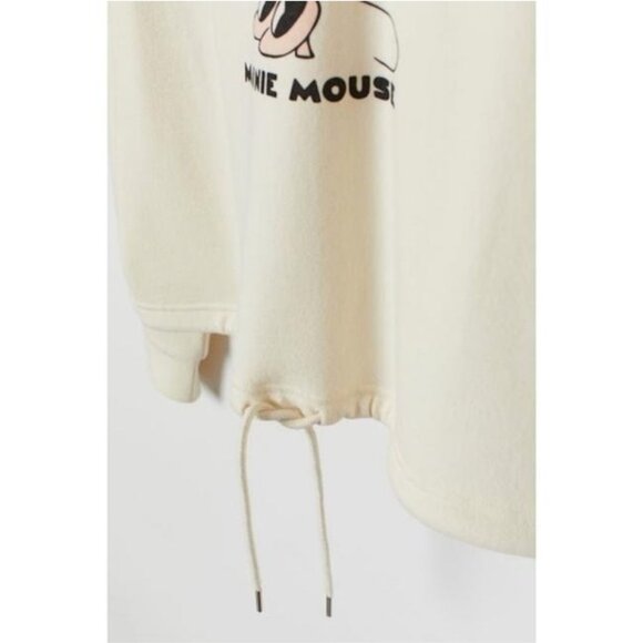 H&M Ivory Minnie Mouse Hoodie Sweater - Picture 4 of 7